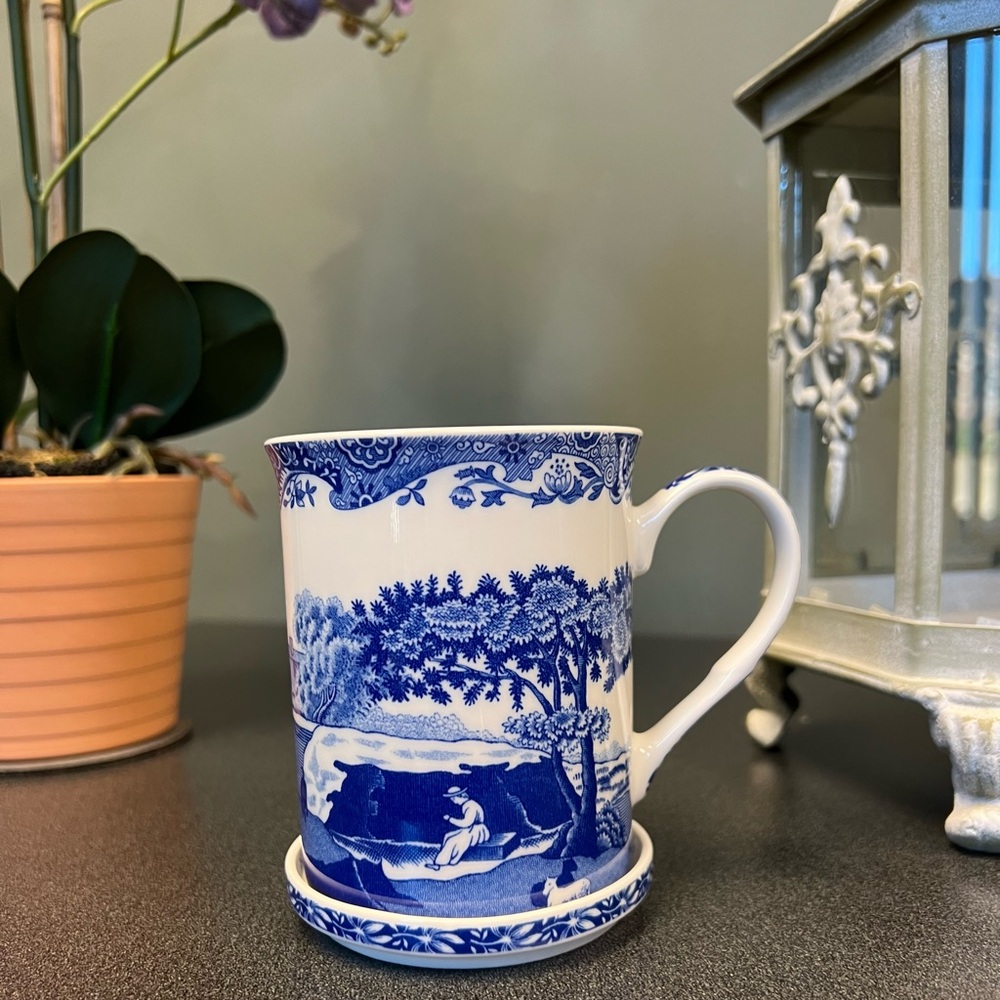 Spode Blue Italian Mug & Coaster Set 💙